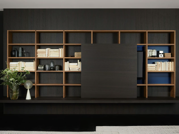 SYSTEM - Open wall cabinet by Porro