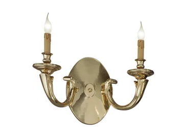 AMOS 260/A2 - Polished Brass wall light by Possoni Illuminazione