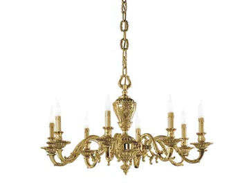 BRAD 1167/8 - French Gold chandelier by Possoni Illuminazione
