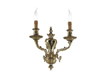BRAD 1167/A2 - Antique Brass wall light by Possoni Illuminazione