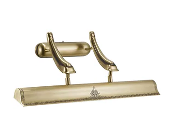 HERRIET 3055/A3 - Antique brass picture light by Possoni Illuminazione