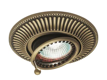 MIA DL7803 - Recessed adjustable round brass spotlight by Possoni Illuminazione