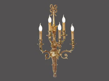 MIRELLA 246/A5 - LED brass wall lamp with fixed arm by Possoni Illuminazione