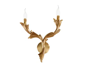 SOLANGE 335/A2 - French Gold Wall light by Possoni Illuminazione
