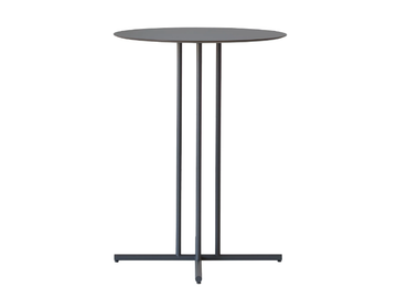 GRAPHIC 955/TAC-OUT - Round HPL and metal high table by Potocco