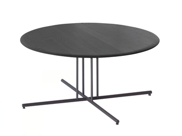 GRAPHIC 955/TBC-60 / 80 - Round ash and metal coffee table by Potocco