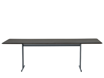GRAPHIC 955/TR - Rectangular ash and metal table by Potocco