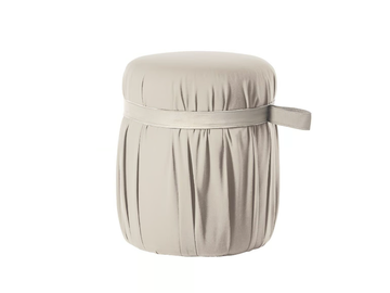 HERM 925/O45-OUT - Round fabric garden pouf by Potocco