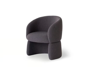 JADE 953/P - Fabric easy chair with armrests by Potocco