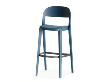 MINIMA 949/AI - High ash stool with integrated cushion by Potocco