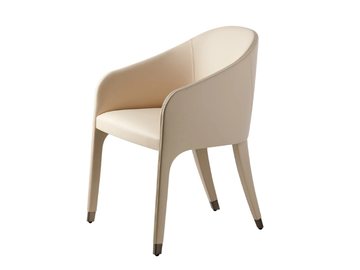 MIURA 776/P - Eco-leather easy chair with armrests by Potocco