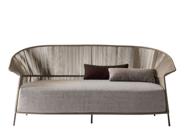 OLA 923/D - Rope and fabric garden sofa by Potocco