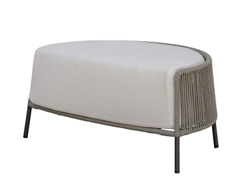 OLA 923/O - Fabric and rope garden pouf by Potocco