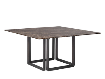 OPUS 893/TQ - Square marble table by Potocco