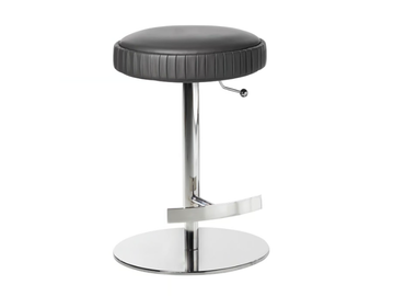 PLISSÉ 929/S-GAS - Swivel leather stool with gas lift by Potocco