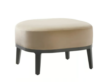 SPRING 841/S - Upholstered fabric footstool by Potocco