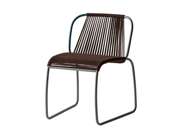 TIBES 945 - Stackable nautical rope garden chair by Potocco