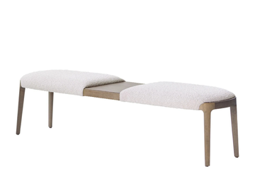VELIS 942/O1 - Upholstered fabric bench by Potocco