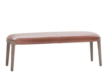 VELIS 942/O2 - Upholstered leather bench by Potocco