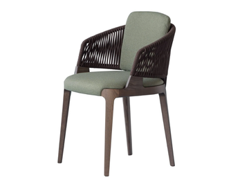 VELIS 942/PAR - Upholstered fabric easy chair with armrests by Potocco