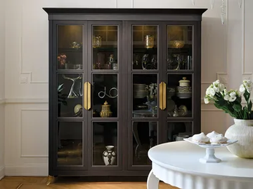 CAPRICCI - Beech display cabinet by Prestige