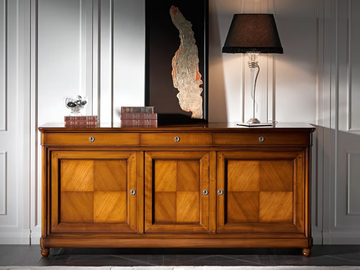 CAPRICCI - Cherry wood sideboard with doors by Prestige
