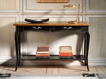 CAPRICCI - Rectangular oak console table by Prestige