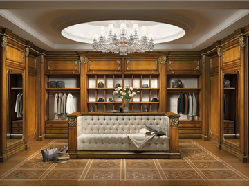 FIRENZE - Classic style walk-in wardrobe by Prestige
