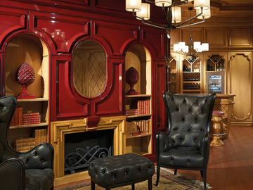 GRAN DUCA - Cherry wood boiserie by Prestige