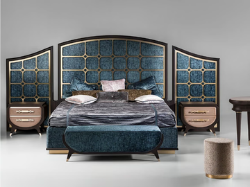 GRAN DUCA - Fabric bed by Prestige
