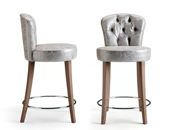 GRAN DUCA - High Eco-leather stool by Prestige