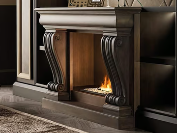 GRAN DUCA - Wooden Fireplace Mantel by Prestige