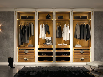 MILANO - Classic style walk-in wardrobe by Prestige