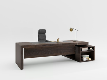 BLOCK 2.0 - Wooden executive desk by PROF