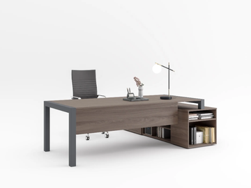 EXTRALIGHT - Executive desk with shelves by PROF