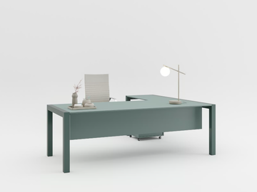 EXTRALIGHT - L-shaped executive desk by PROF