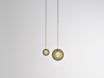 GRACE N°1 - Blown glass pendant lamp by PROF