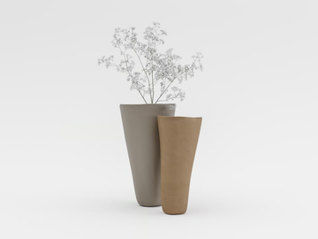 INGRID - Terracotta vase by PROF