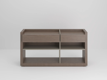SESSANTA - Rectangular wooden console table with drawers by PROF