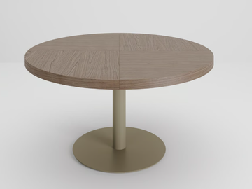SESSANTA - Round wooden meeting table by PROF