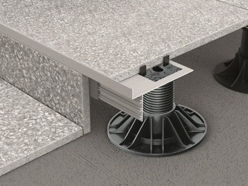 PROSUPPORT PROFILE T - Perimeter profile for raised floors by Progress Profiles