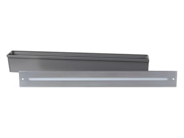 REC LINE L MONO - LED wall-mounted outdoor powder coated aluminium steplight by PROLED