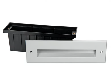 REC STAIR - LED wall-mounted outdoor powder coated aluminium steplight by PROLED