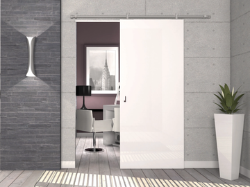 KIT LAURA - Anodized aluminium sliding door track by PROTEK®