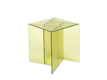 ASPA SMALL - Square glass coffee table by Pulpo