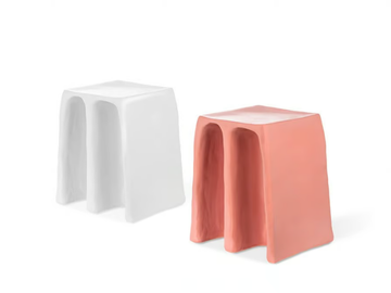 CHOUCHOU - Ceramic stool / sculpture by Pulpo
