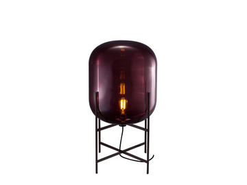ODA MEDIUM - Blown glass floor lamp by Pulpo