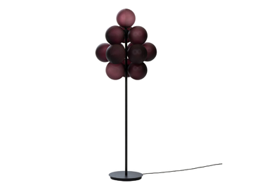 STELLAR GRAPE BIG - Blown glass floor lamp by Pulpo