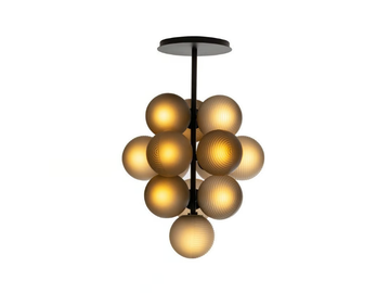 STELLAR GRAPE PENDANT SMALL - LED blown glass pendant lamp by Pulpo