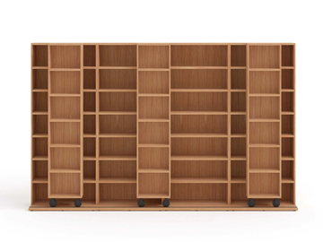 LITERATURA CLASSIC - Open wooden bookcase by Punt
